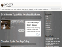 Tablet Screenshot of doggysbakery.com